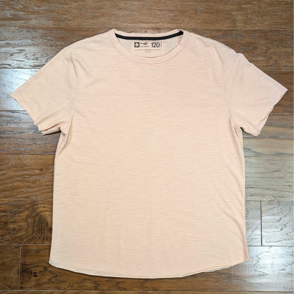 Strangers Only Other - Strangers Only Mens Peach T-Shirt BASE-0610SS22 Limited Edition Large 21.5x26.5